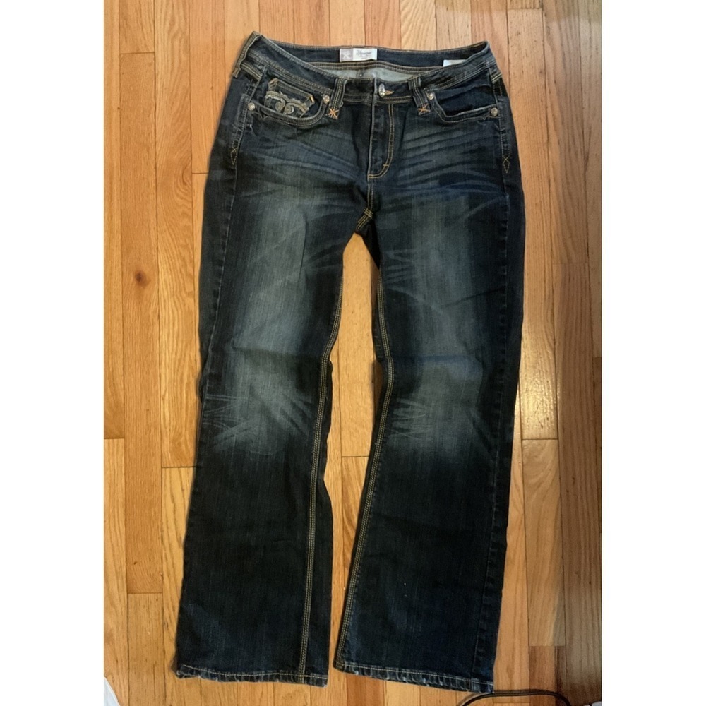 VTG Twenty X‎ Houston Bootcut Jeans 11/32Blue Medium Wash Stretch Denim T55-10